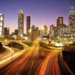 Skyline at dusk, Atlanta, Georgia © Arena Photo UK