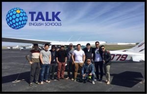 TALK aviation english students