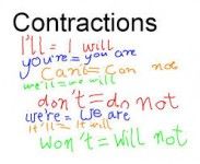 both serve to shorten a word, but while abbreviations omit the last few letters of the word, contractions omit letters in the middle of the word.