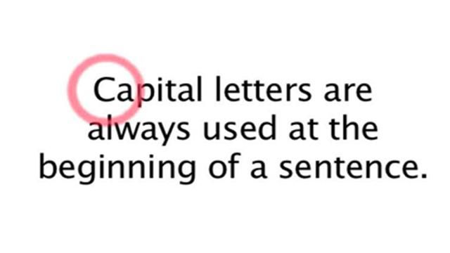 Capital letters 