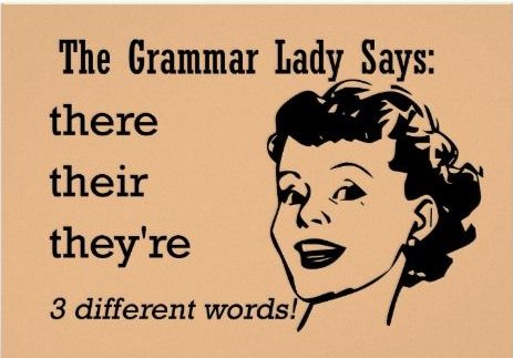 There, their and they’re have different meanings, and spellings but they sound the same, and therefore are called homophones. Many native speakers as well as second language speakers get these words confused.